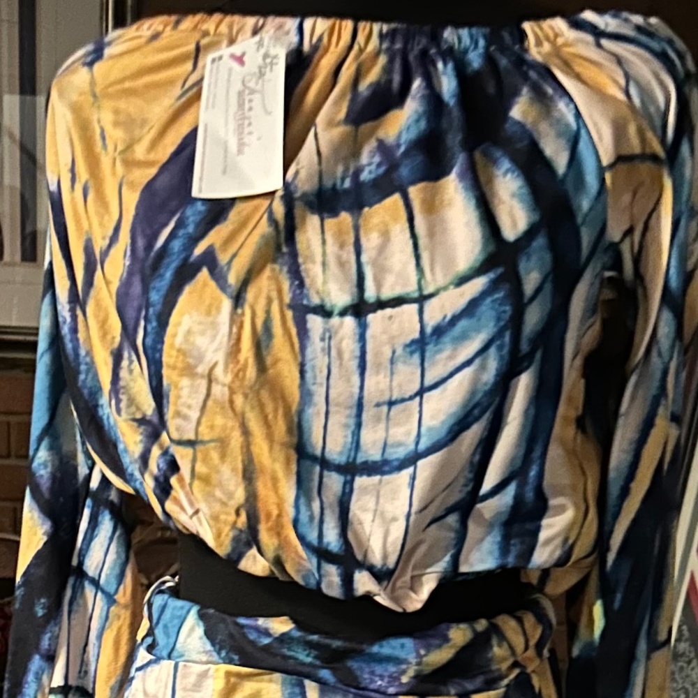 🔥 Multicolor 2 piece maxi never worn